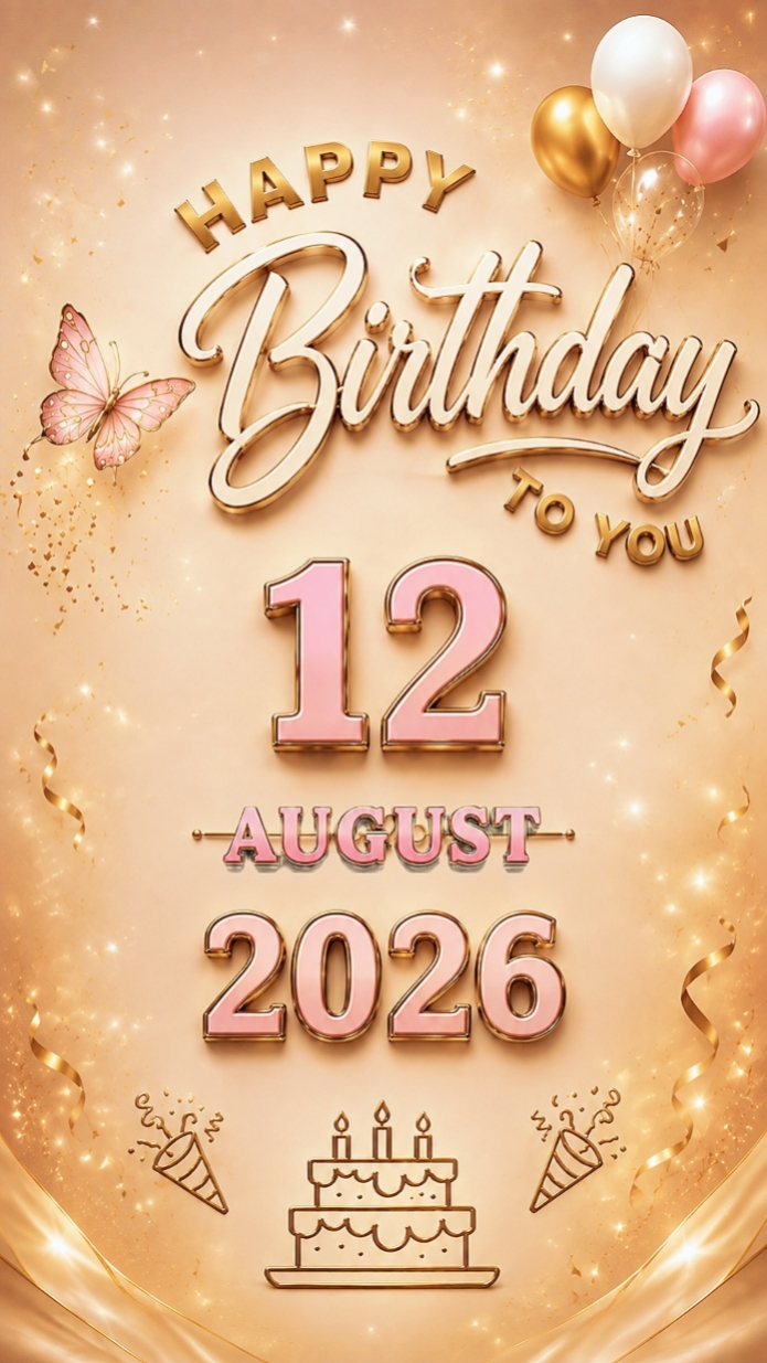 12 de agosto cumpleaños
