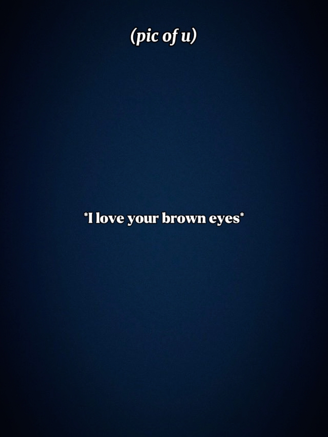 Braune Augen...