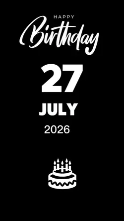 BIRTHDAY 27 JULY