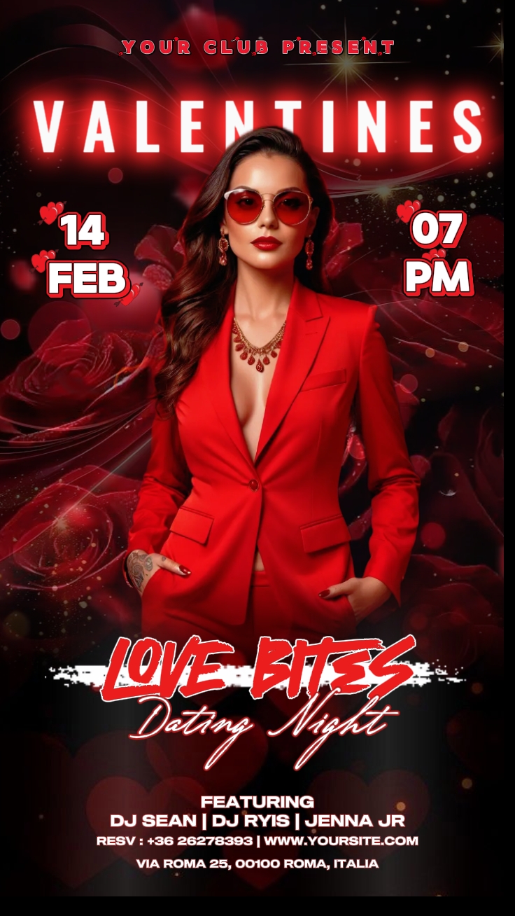 Affiche Saint-Valentin
