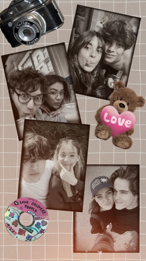 Colagem de fotos de casal