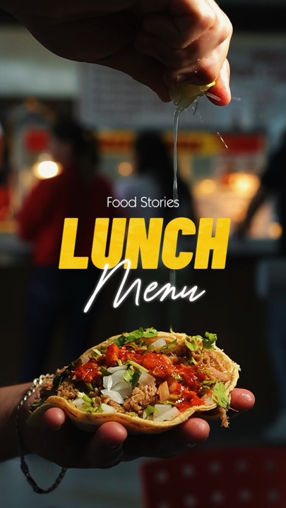 Menú De Almuerzo
