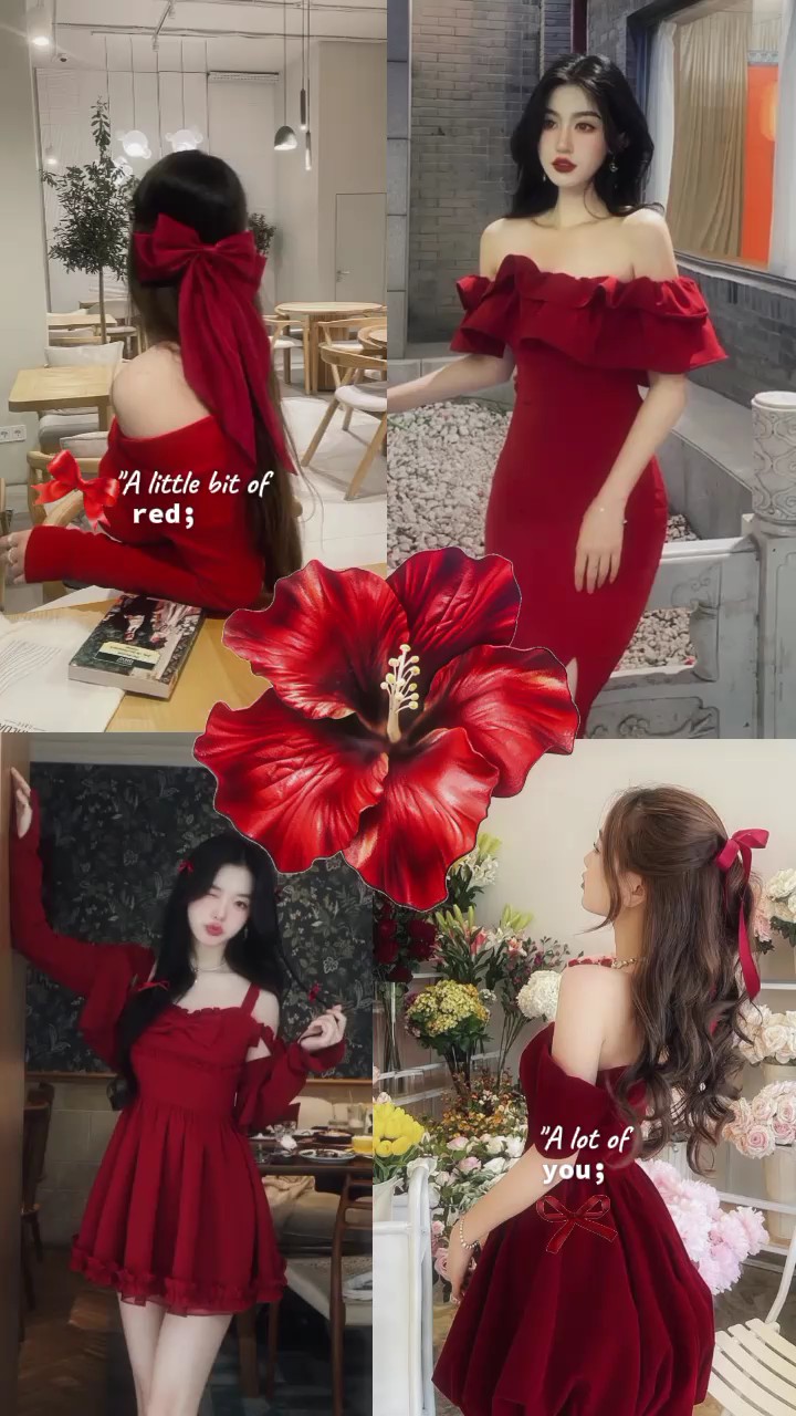red flowers 
