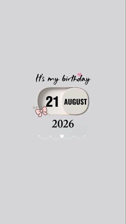 C'EST MON ANNIVERSAIRE 