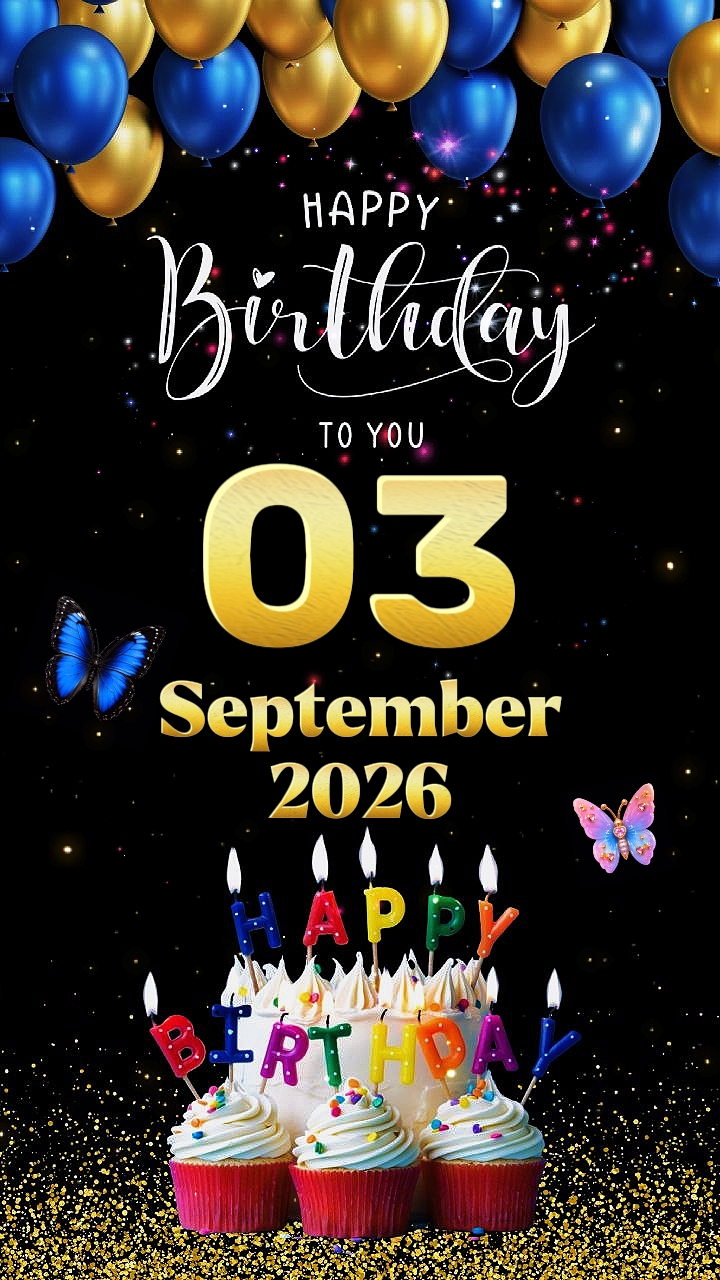 HBD 03 September2026