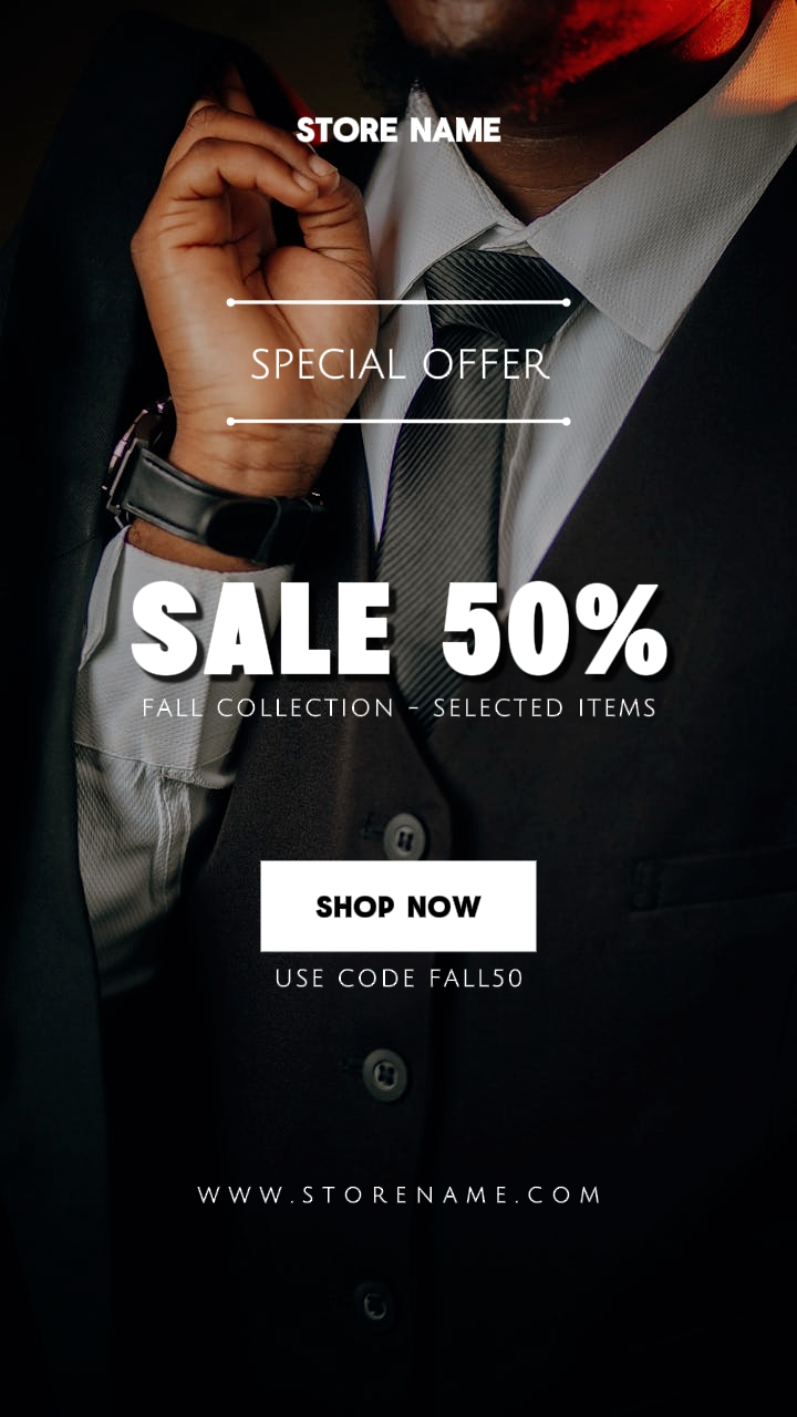 Venta de anuncios 50%