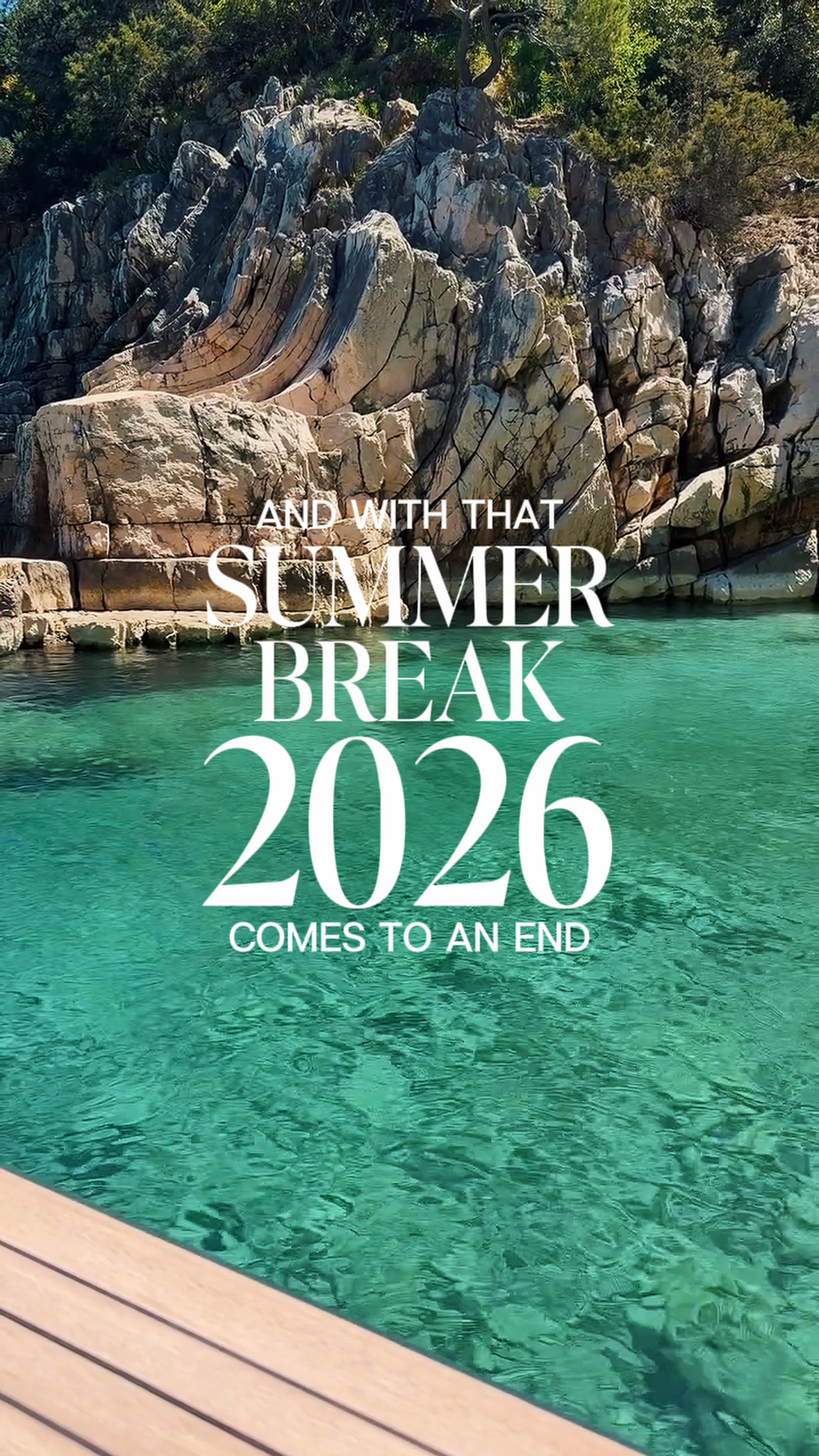 Summer Break 2026