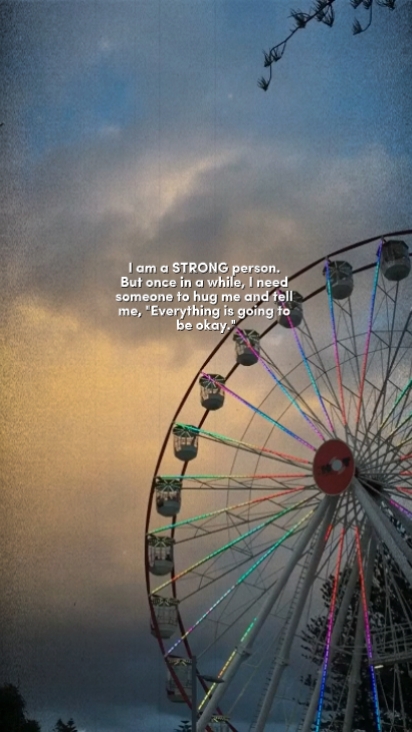 Im a strong person 