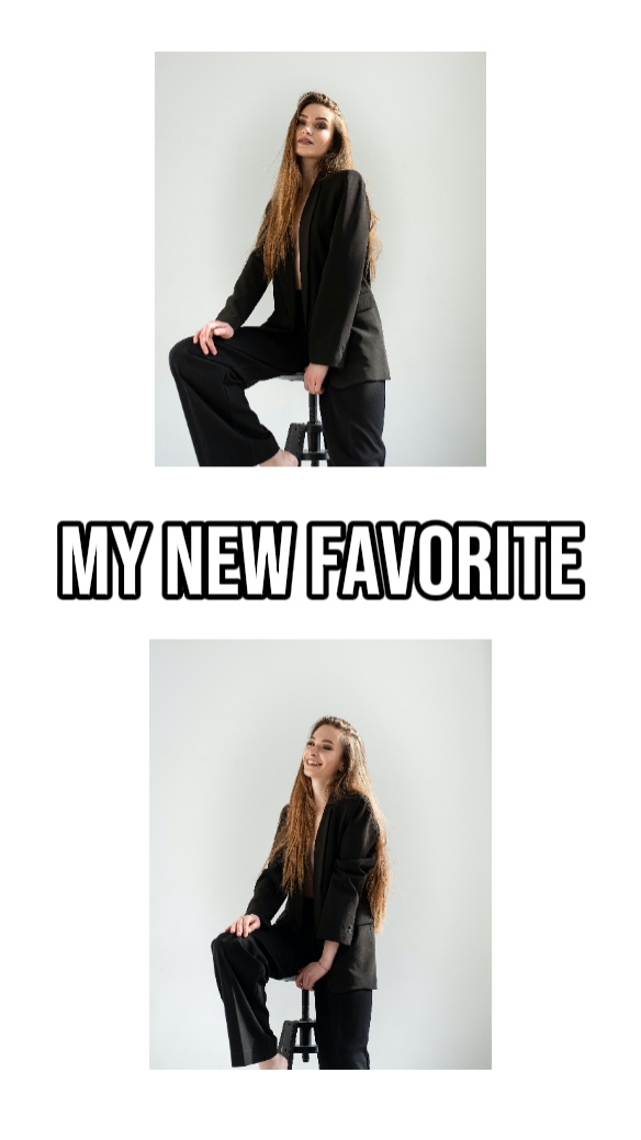 Affichage de vêtements style tiktok