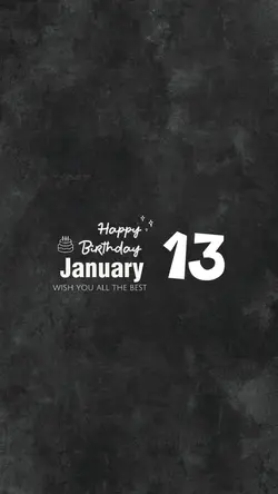 HBD 13 JANUARY 2026