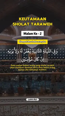 Keutamaan Taraweh