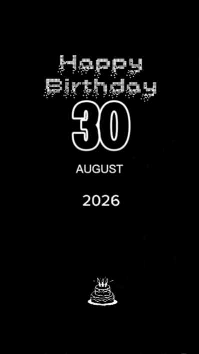 HBD 30th AUGUST