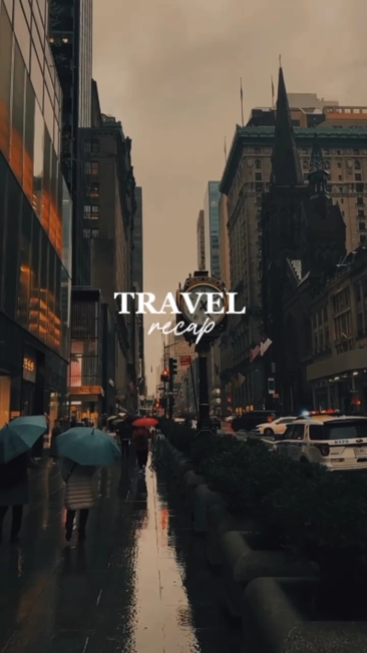Travel recap 