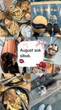 August sok sibuk