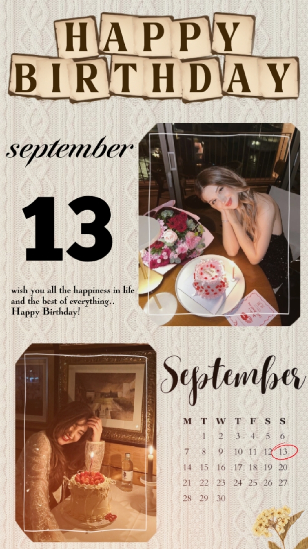 ulang tahun 13 september 