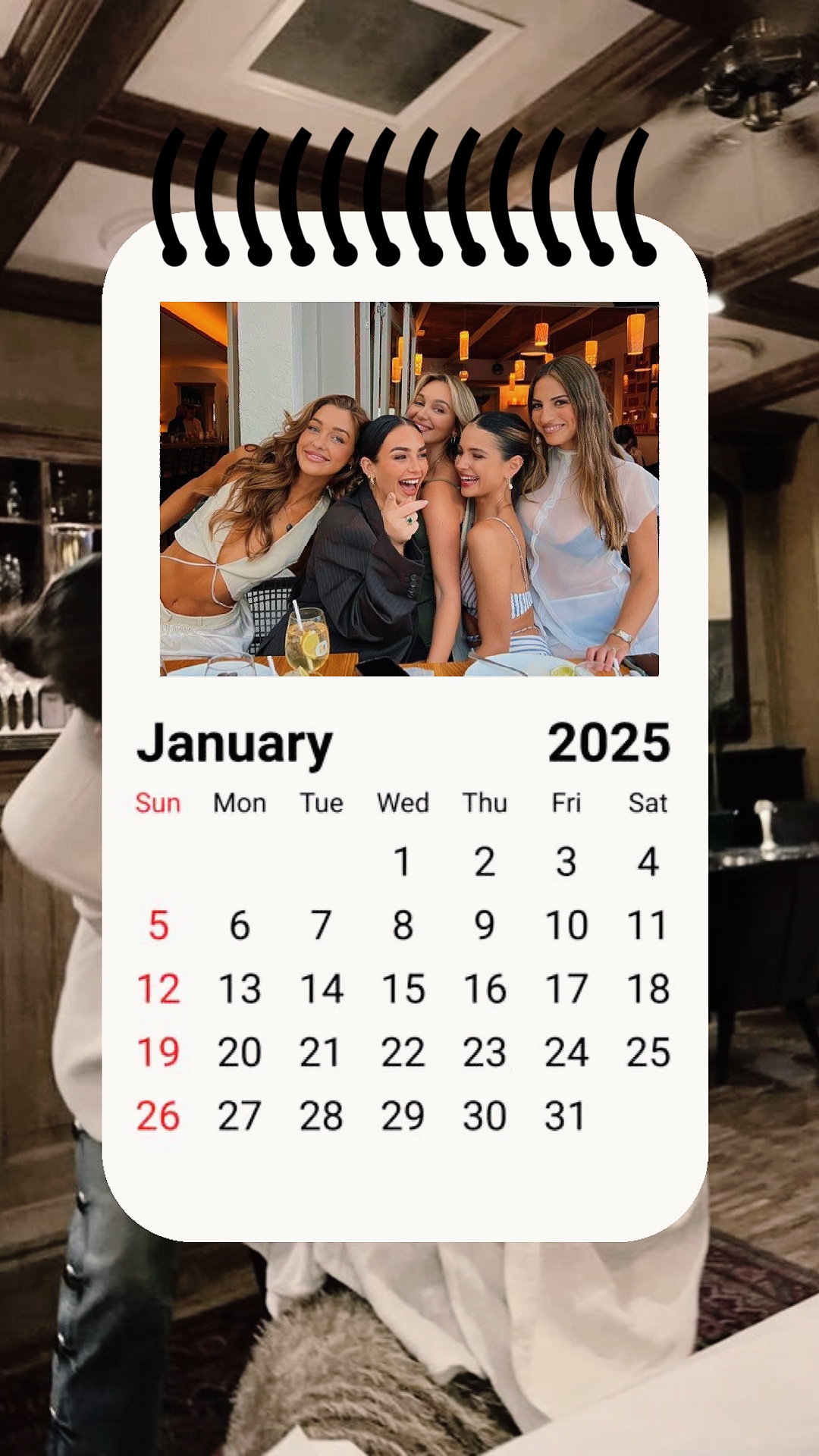 Calendario de enero 