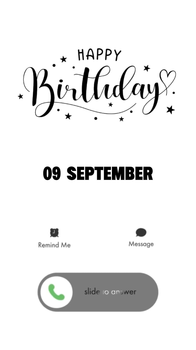 9 de septiembre Cumpleaños