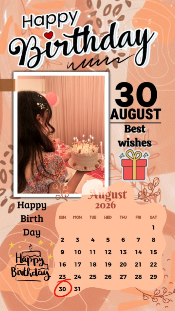 30 august birthday 