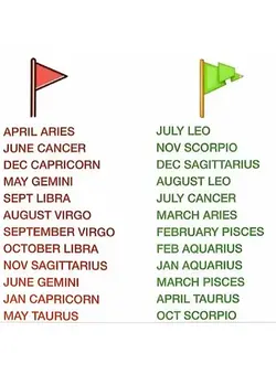red flag green flag