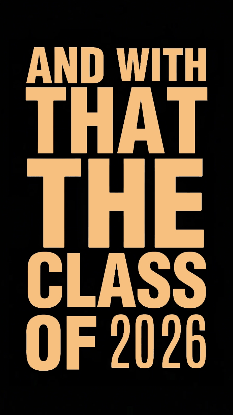 the end of class2026