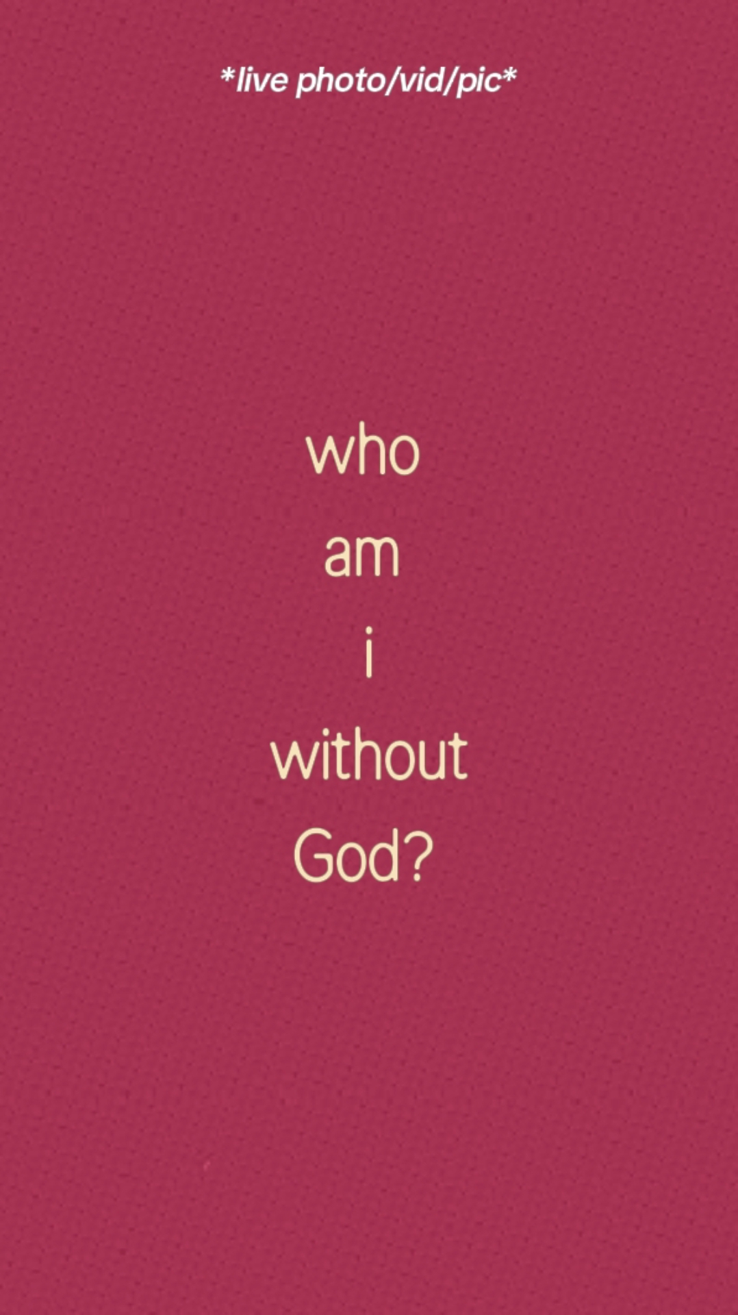 Who Am I? 
