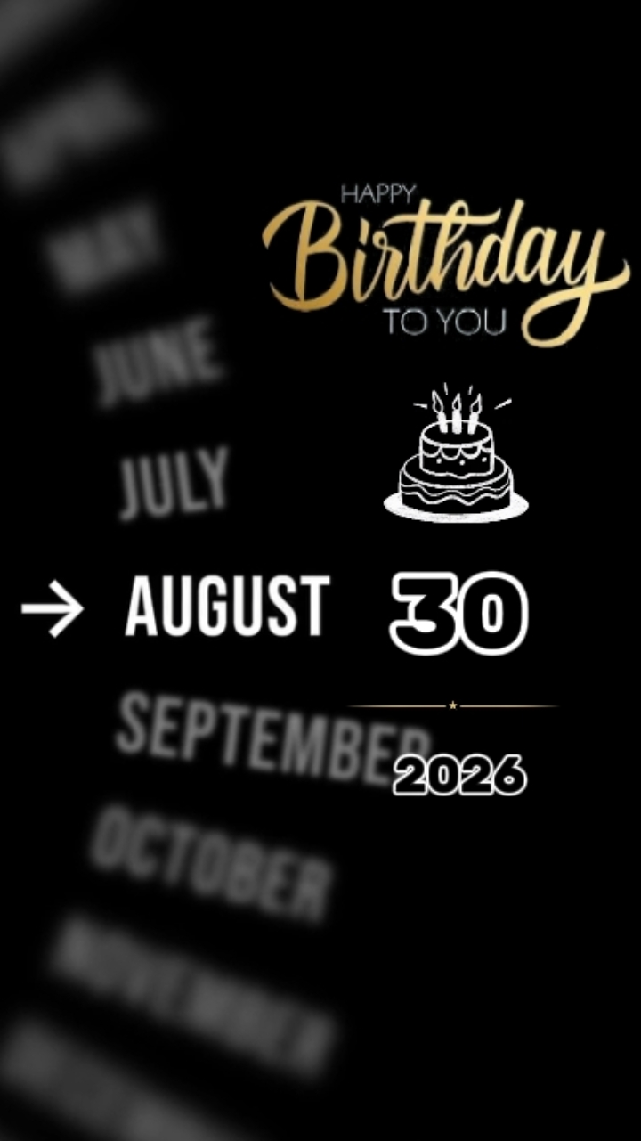 B DayMyson30 de agosto