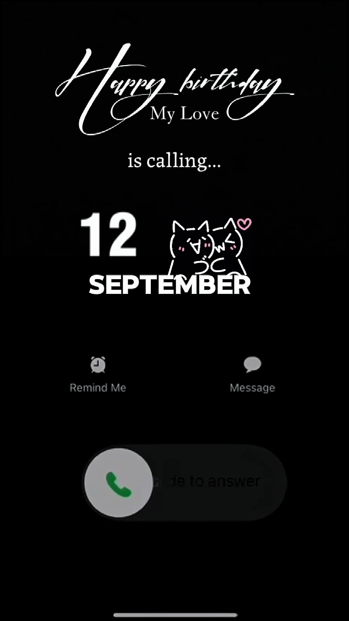 BDAY MY LOVE SEPT 12