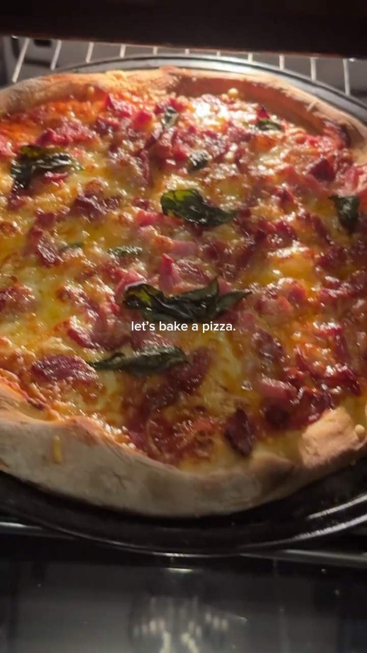 Vamos a hornear una pizza
