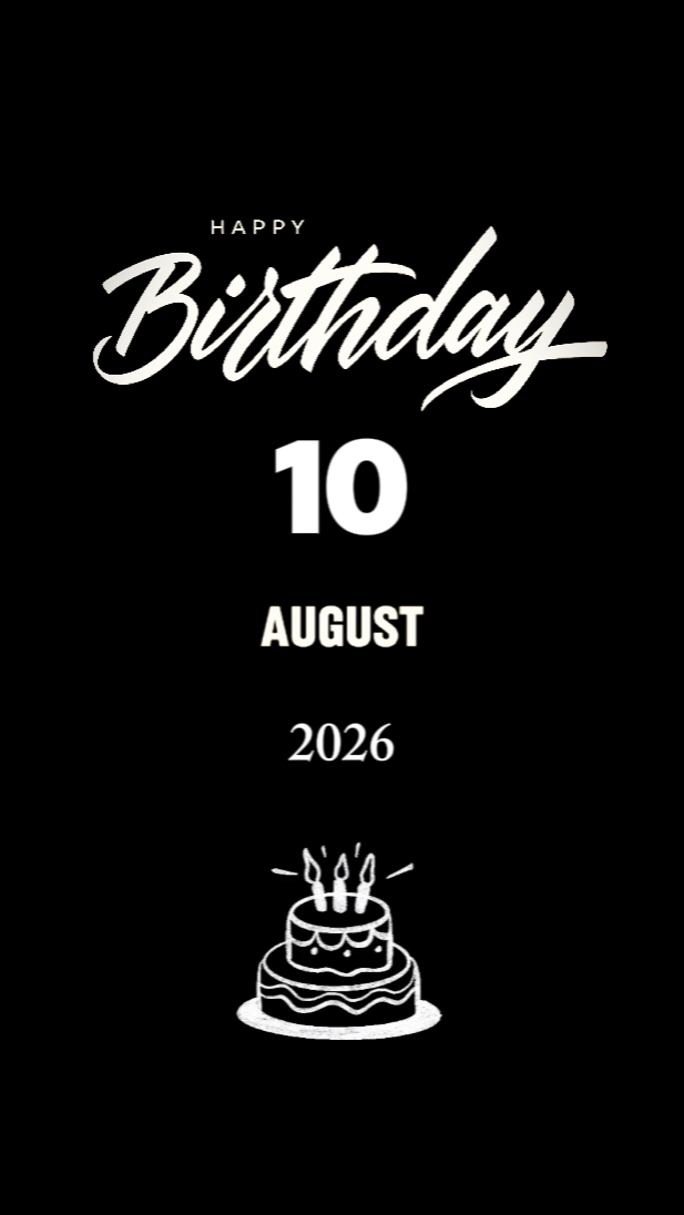 HBD BRUDER 10 AUGUS