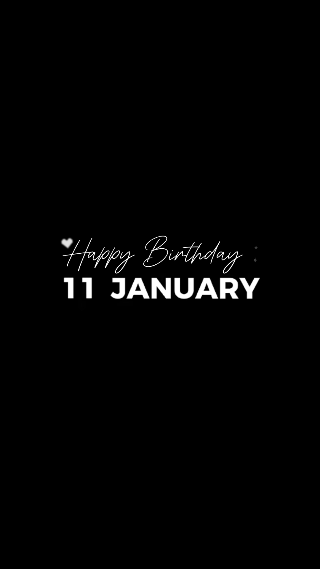 11 DE ENERO CUMPLEAÑOS