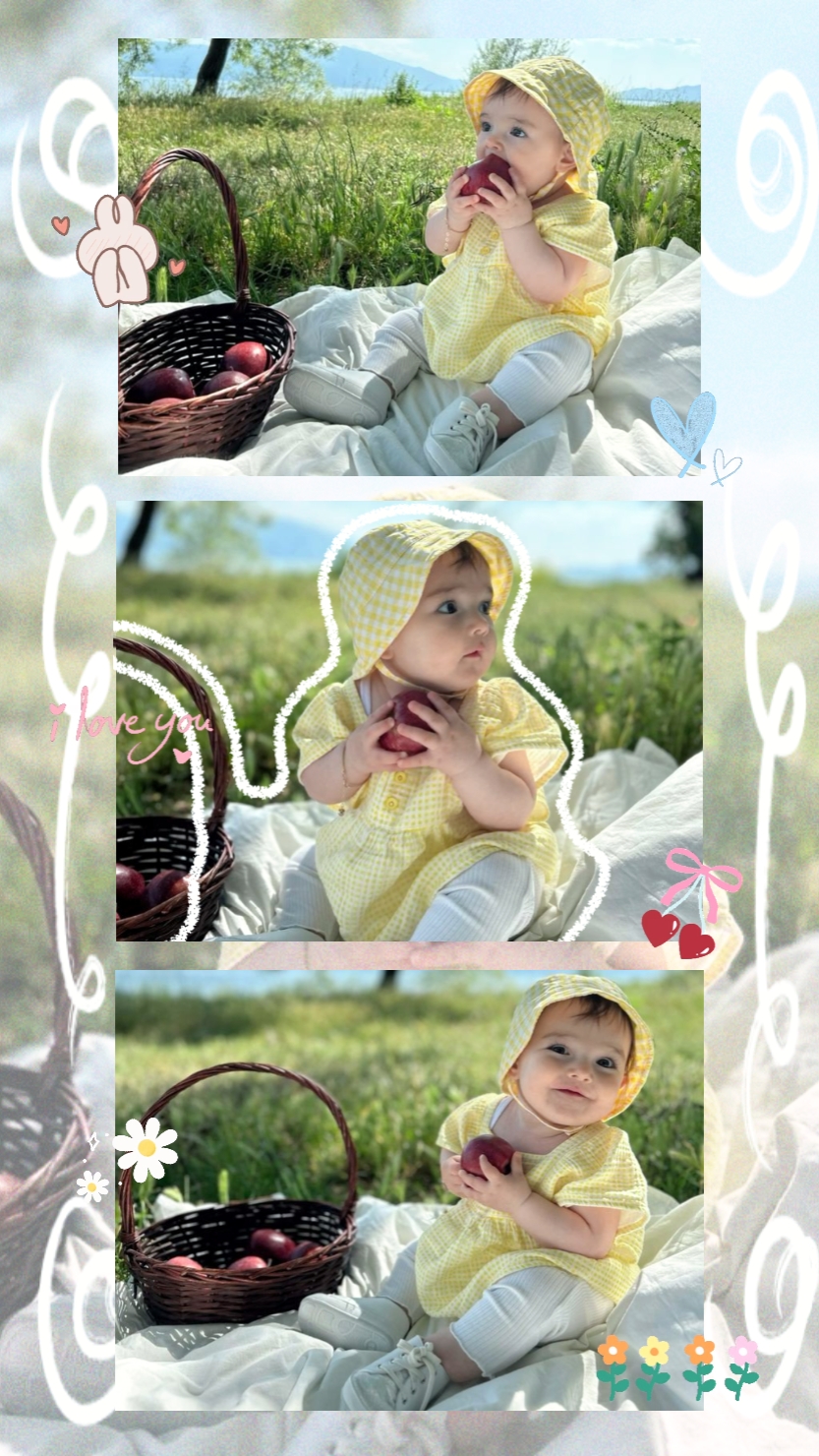 frame cute baby