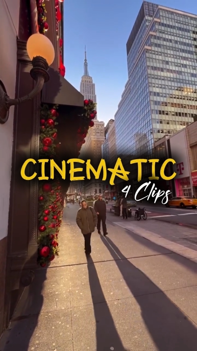 4 Clipes Cinematográficos 