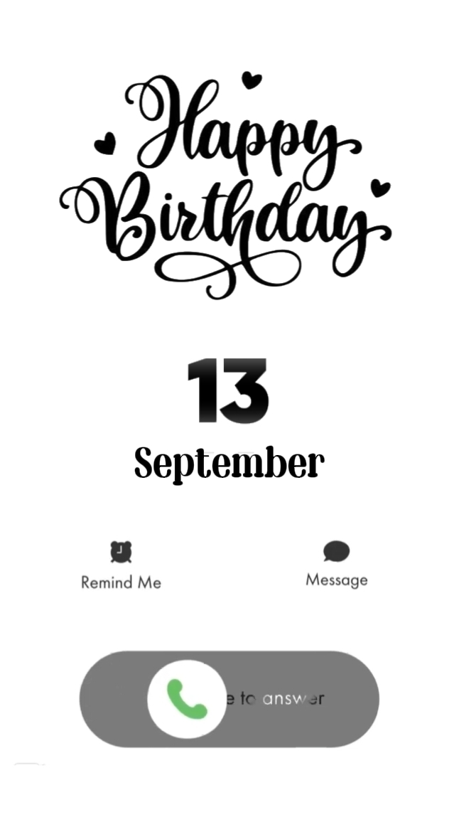 13 September b'day 