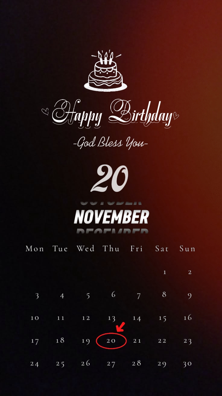 HBD 20 NOVEMBER