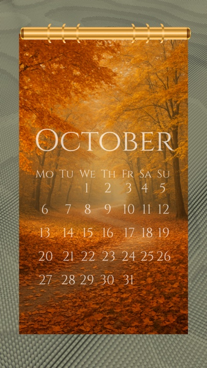 Calendário / Octobe