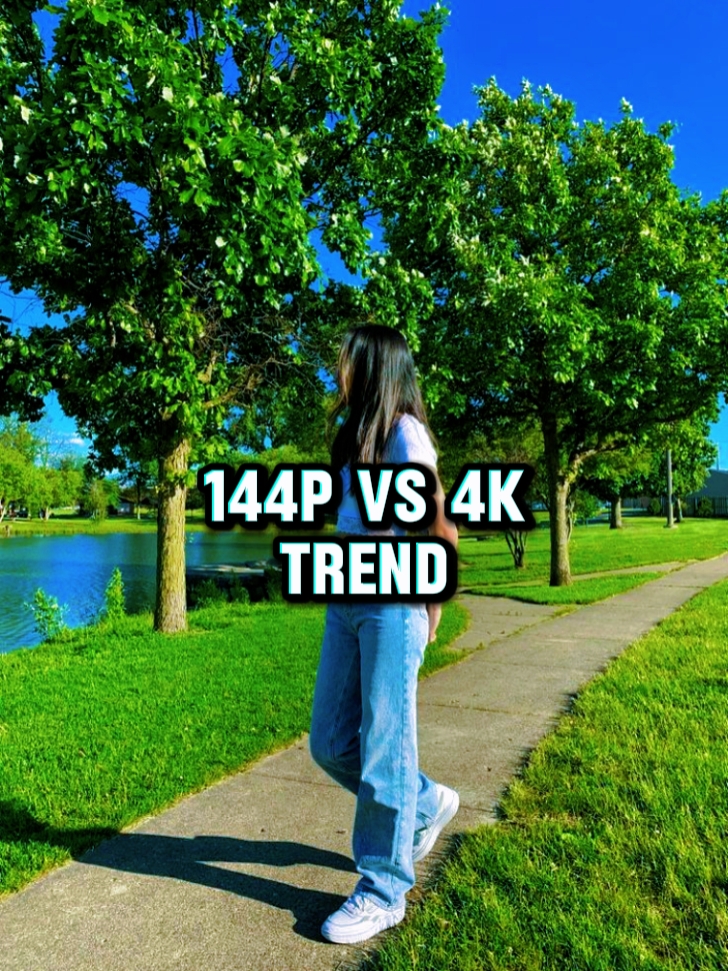 Tren 144p vs 4k