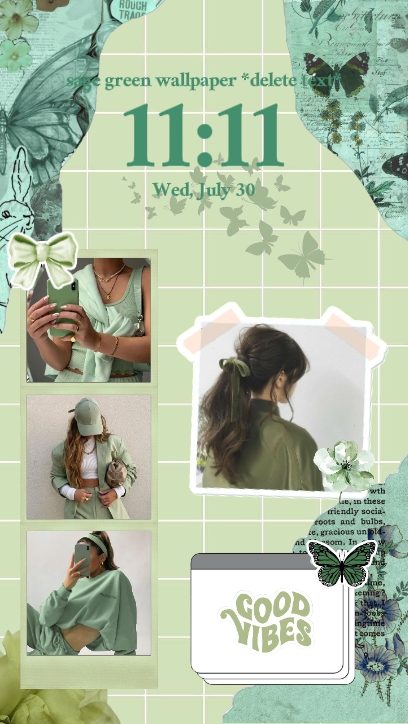 sage green wallpaper