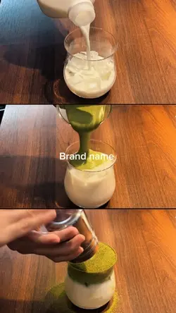 making a drink