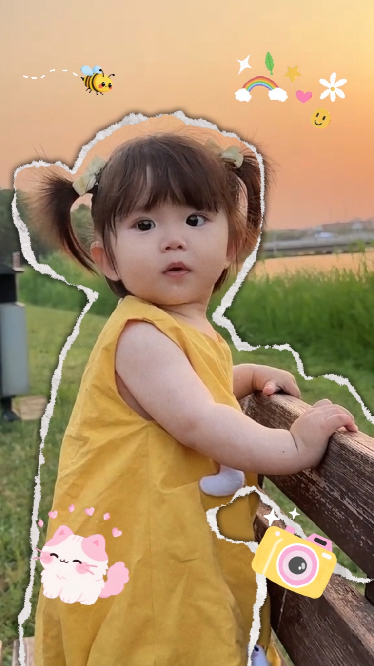 Cute na template ng Baby 
