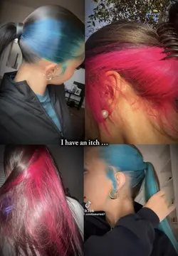 peekaboo hair 😘🥰