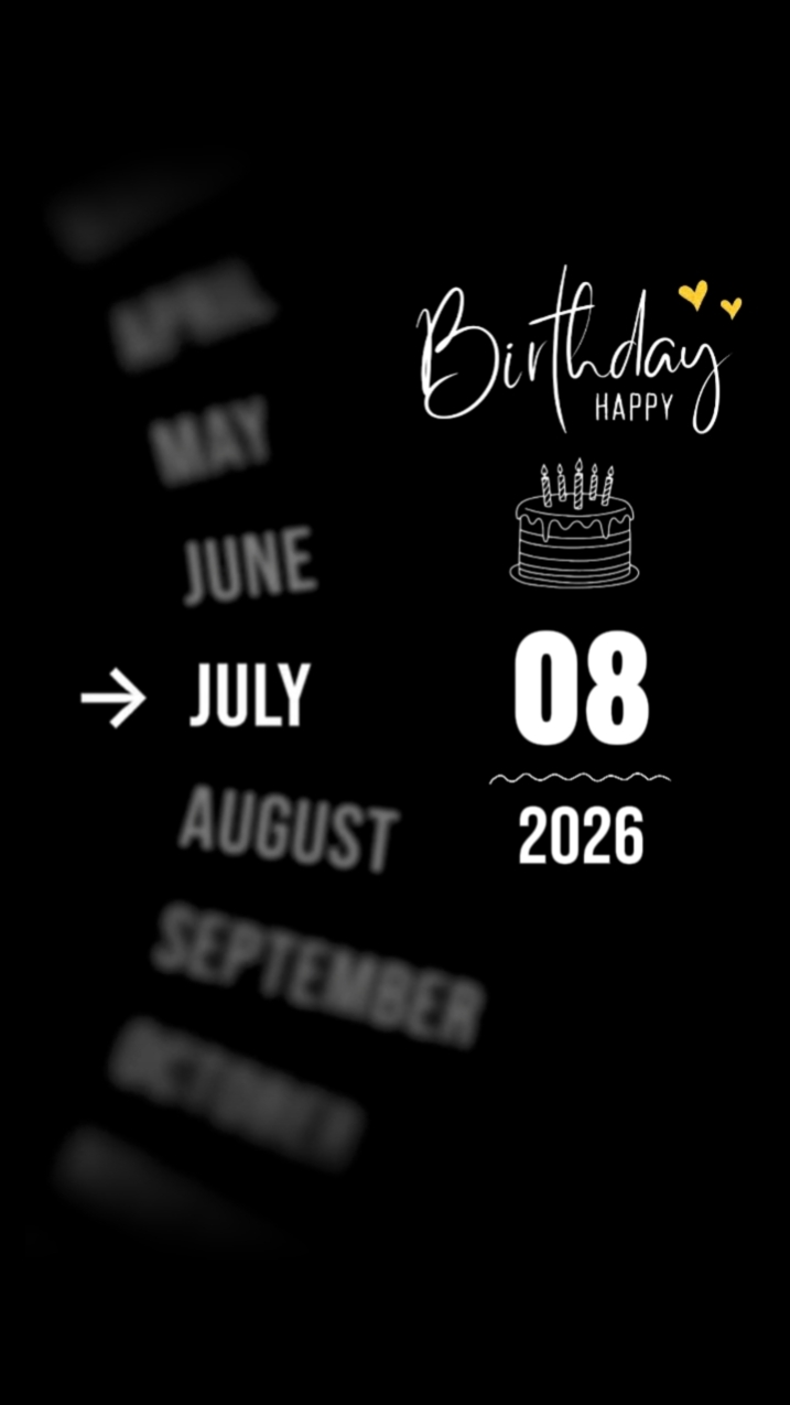 BDAY DAUGHTER 8 JULY