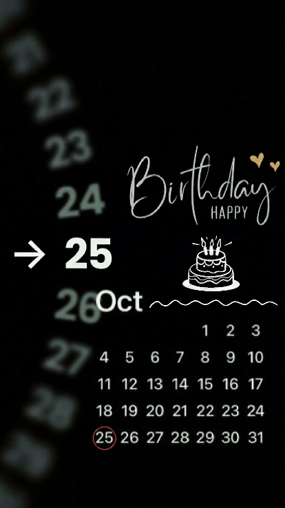 BDAY DAUGHTER 25 OCT