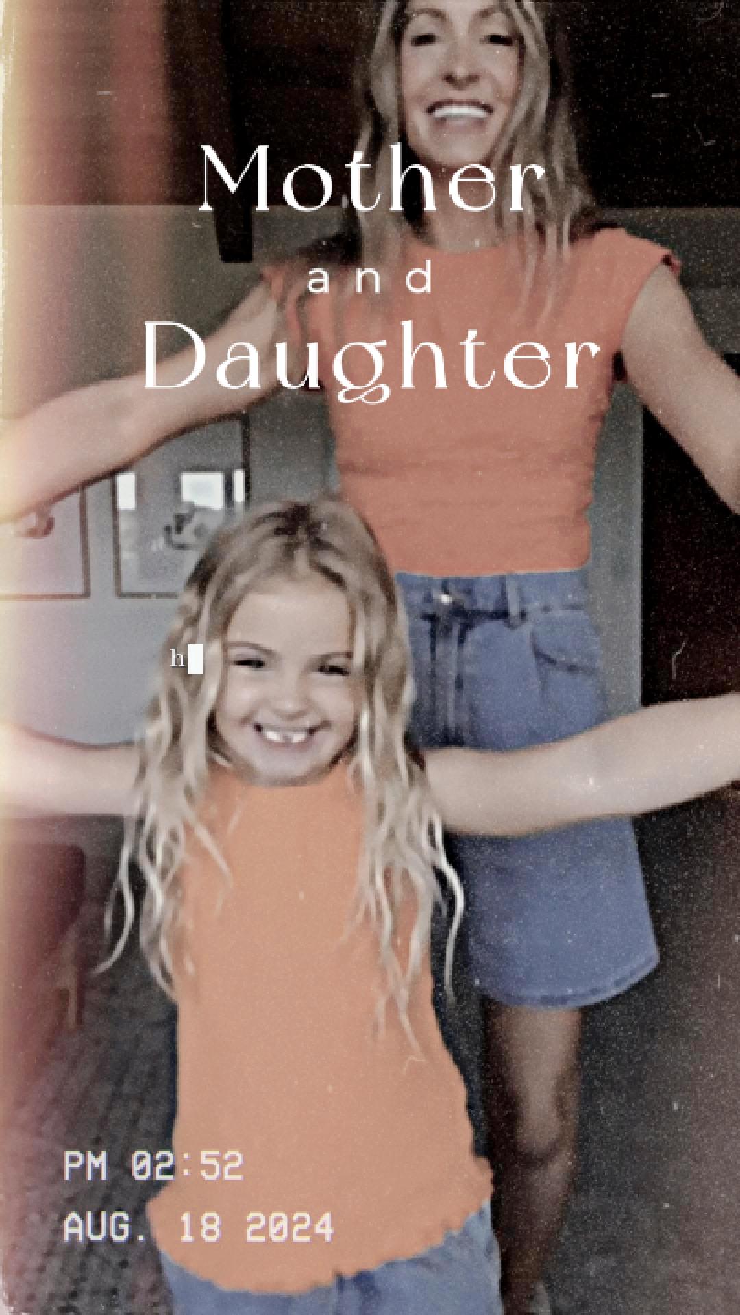 mother and daughter