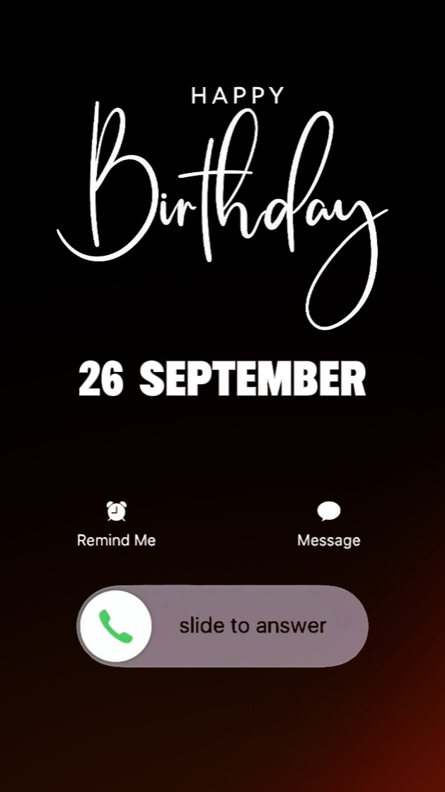 26 September Ulang Tahun 