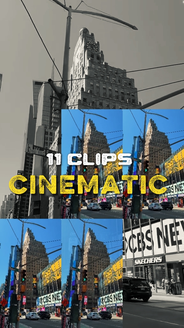 11 clips cinematic 