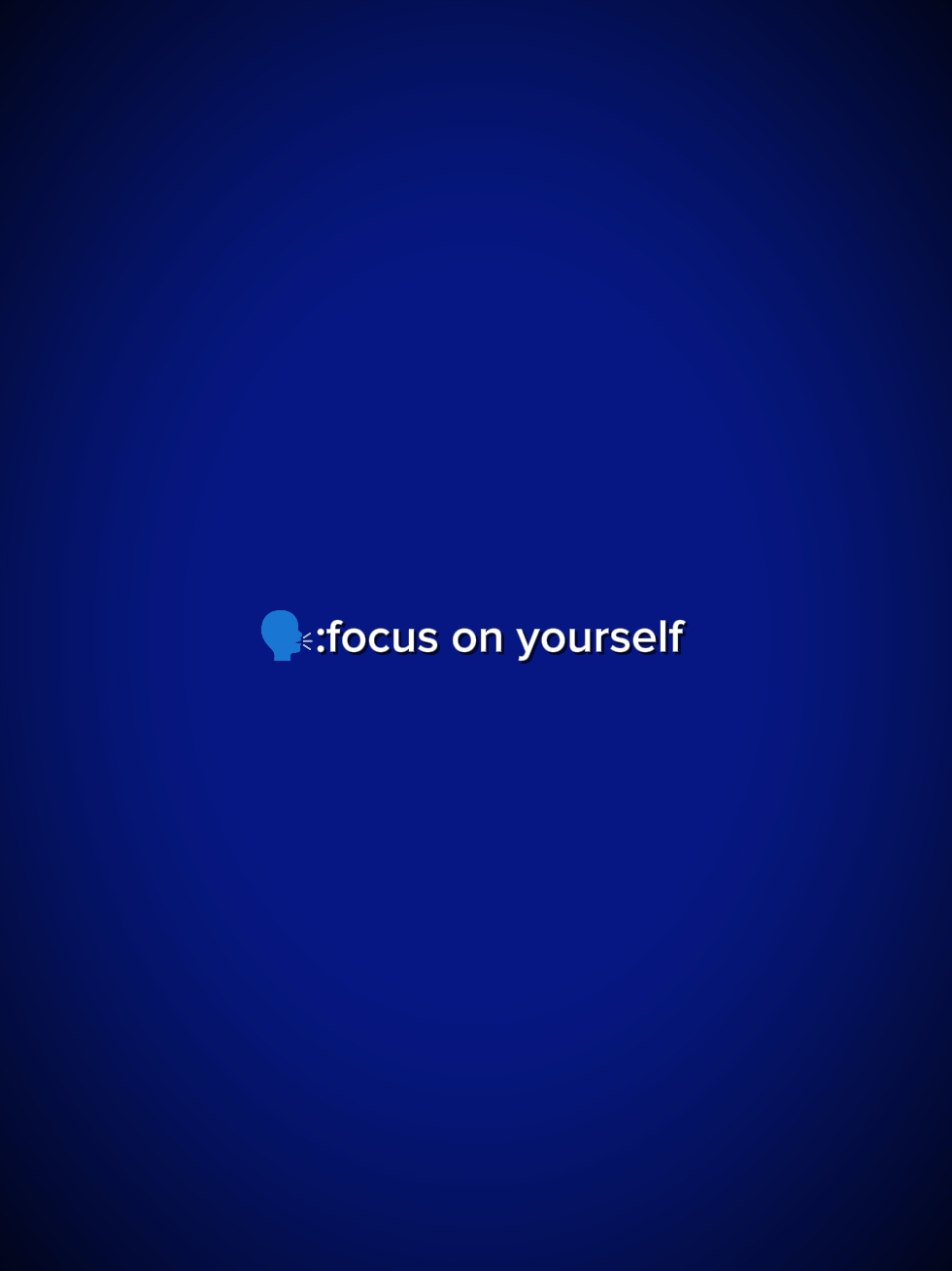 KONZENTRIEREN SIE SICH AUF SICH SELBST 