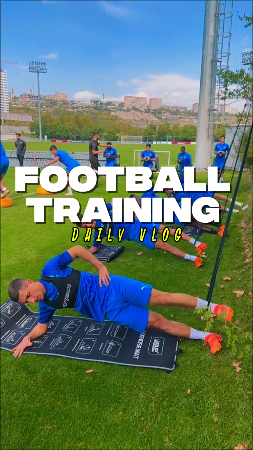 Entraînement de football 