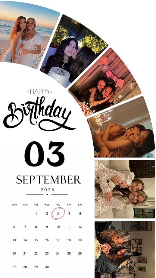 HBD Sister 3 Septemb