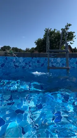 NEW POOL! 🐠🌺🩵⛱️