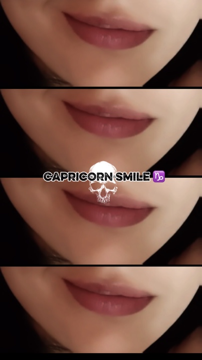 Sorriso de capricórnio ♑️